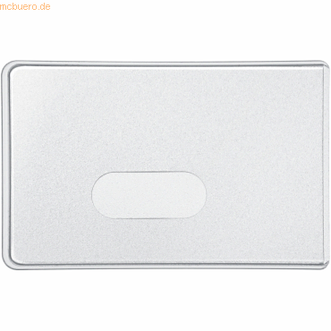 Veloflex EC-Kartenhülle gefrostet transparent 1 Steckfach von Veloflex
