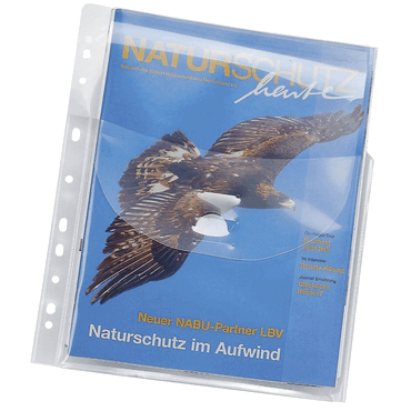 Veloflex Faltentaschen JUMBO - glasklar 0,20 mm A4 10 Stück. von Veloflex