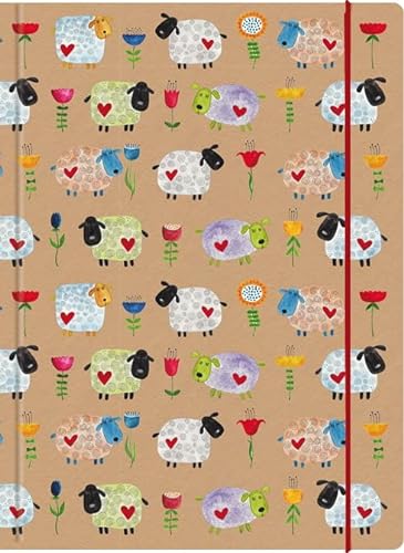 Sammelmappe “Funny Sheep” - A4 - mit seitlichem Gummizug von Venceremos