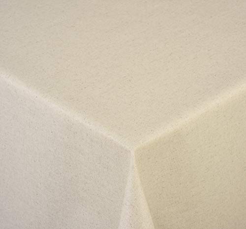 Venilia Tischdecke Naturweiß Tischwäsche pflegeleicht flüssigkeitsundurchlässige, Leinen, 160 x 160 cm Quadratisch Venilia Tischdecke Naturweiß Tischwäsche pflegeleicht flüssigkeitsundurchlässige, Leinen, 160 x 160 cm Quadratisch von Venilia