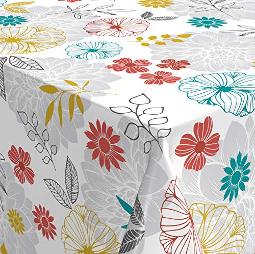 Venilia Wachstuch-Tischdecke mit Aufdruck Peony Rund, Tischtuch, Tischwäsche, Wachstischdecke, flüssigkeitsundurchlässig, pflegeleicht, 140 cm Venilia Wachstuch-Tischdecke mit Aufdruck Peony Rund, Tischtuch, Tischwäsche, Wachstischdecke, flüssigkeitsundurchlässig, pflegeleicht, 140 cm von Venilia