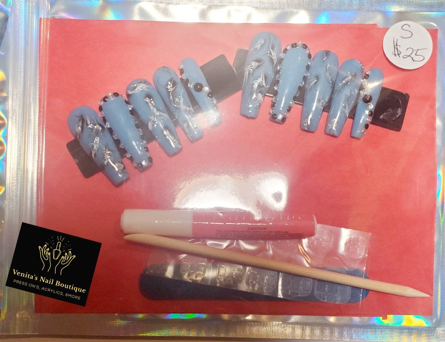 Personalisiertes Press On Nail Set Personalisiertes Press On Nail Set von VenitasNailBoutique