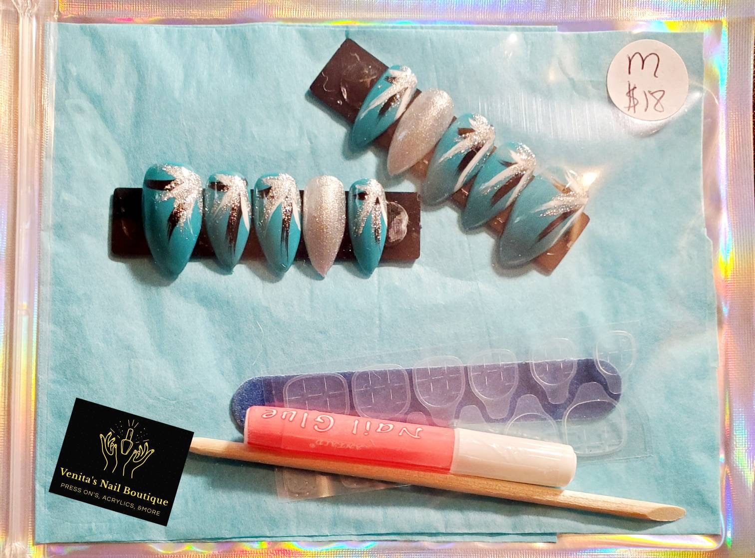 Personalisiertes Press On Nail Set Personalisiertes Press On Nail Set von VenitasNailBoutique
