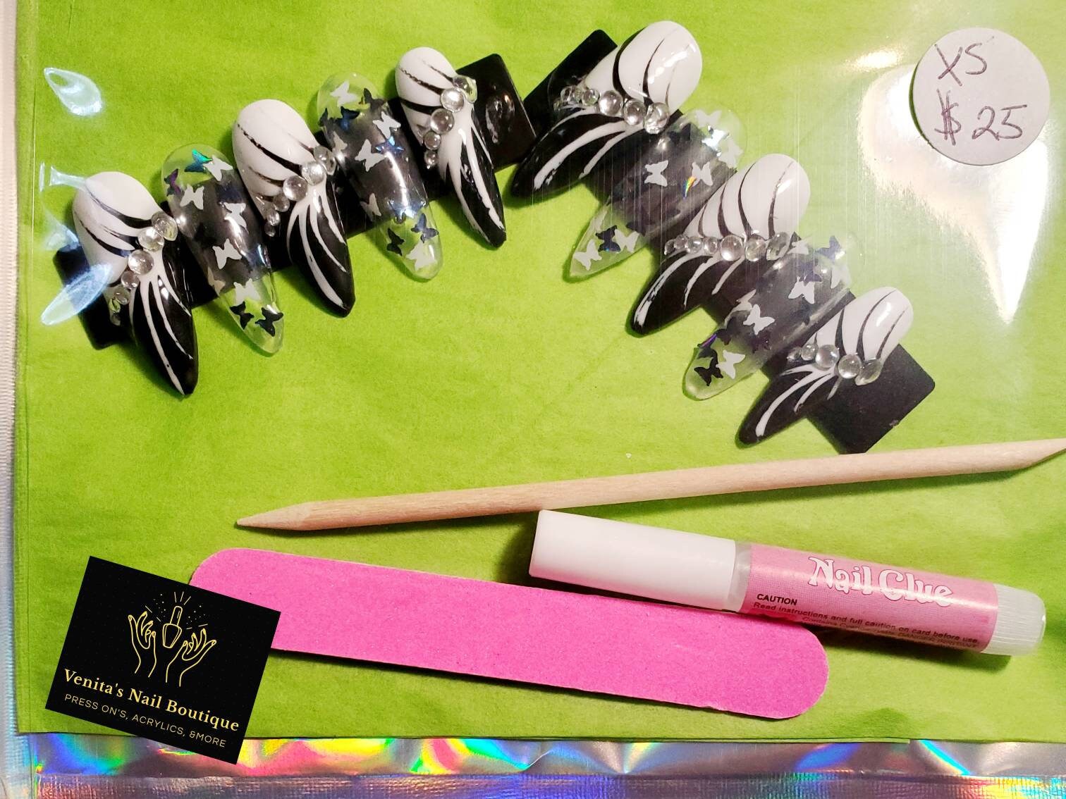 Personalisiertes Press On Nail Set Personalisiertes Press On Nail Set von VenitasNailBoutique
