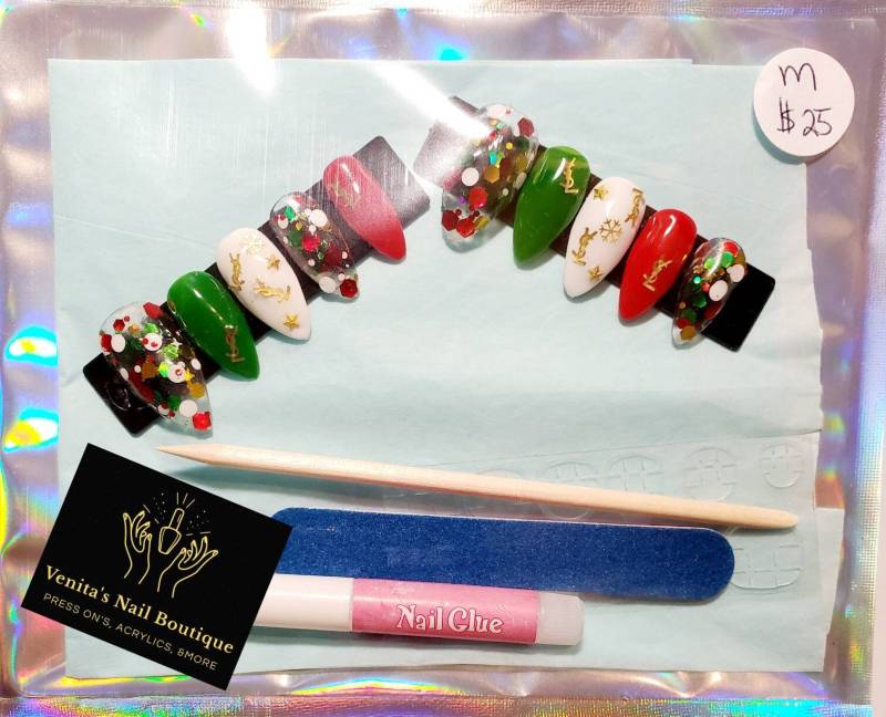 Personalisiertes Press On Nail Set von VenitasNailBoutique