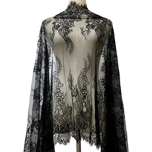 3 Meter Schwarze Spitzenverkleidung Mesh Lace Ribbon Dekoration Basteln Nähen Spitze Für Hochzeitsherstellung Dekoration 3 Meter Schwarze Spitzenverkleidung Mesh Lace Ribbon Dekoration Basteln Nähen Spitze Für Hochzeitsherstellung Dekoration von Vepoty