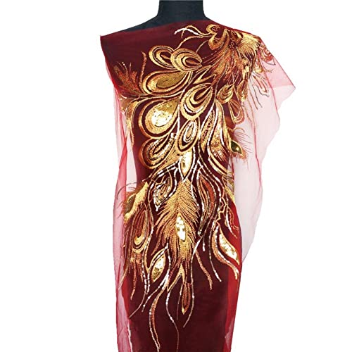 Vepoty Kleidung Stickerei Applikation Pailletten Phoenix Feder Schwanz Applikation Spitzenbesatz Nähen Patch für Cheongsam Kleid Vepoty Kleidung Stickerei Applikation Pailletten Phoenix Feder Schwanz Applikation Spitzenbesatz Nähen Patch für Cheongsam Kleid von Vepoty