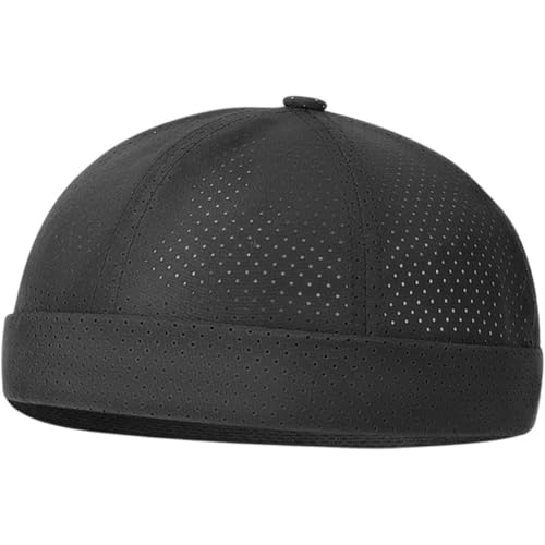 Krempenlose Mütze Aus Netzstoff, Retro-Beanie-mütze Gerolltem Bündchen, Totenkopfkappe Für Sommer, Outdoor, Reisen, Camping, Sport, Sonnenschutz Krempenlose Mütze Aus Netzstoff, Retro-Beanie-mütze Gerolltem Bündchen, Totenkopfkappe Für Sommer, Outdoor, Reisen, Camping, Sport, Sonnenschutz von Vepoty