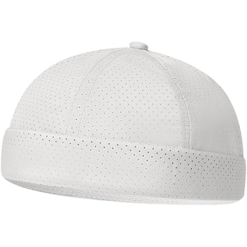 Krempenlose Mütze Aus Netzstoff, Retro-Beanie-mütze Gerolltem Bündchen, Totenkopfkappe Für Sommer, Outdoor, Reisen, Camping, Sport, Sonnenschutz Krempenlose Mütze Aus Netzstoff, Retro-Beanie-mütze Gerolltem Bündchen, Totenkopfkappe Für Sommer, Outdoor, Reisen, Camping, Sport, Sonnenschutz von Vepoty