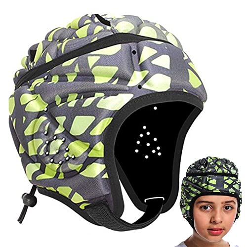 Vepoty Kinderhelm, weich gepolsterter Fußballhelm, Antikollisions-Fußball-Torwart-Kopfschutz für Kinder Vepoty Kinderhelm, weich gepolsterter Fußballhelm, Antikollisions-Fußball-Torwart-Kopfschutz für Kinder von Vepoty