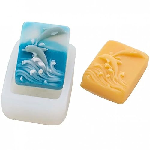 Vepoty Silikon-Seifenform, Meeresdelphin-Form, Seife, Kerze, Wachsform, Flexible Aromatherapie-Form, DIY handgemachte Seifenform Vepoty Silikon-Seifenform, Meeresdelphin-Form, Seife, Kerze, Wachsform, Flexible Aromatherapie-Form, DIY handgemachte Seifenform von Vepoty
