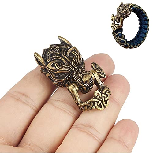 Vepoty Vintage Armband Schnalle Drachenkopf Paracord Schnalle Multifunktions Schwanz Schnalle DIY Halskette Tasche Zubehör Vepoty Vintage Armband Schnalle Drachenkopf Paracord Schnalle Multifunktions Schwanz Schnalle DIY Halskette Tasche Zubehör von Vepoty
