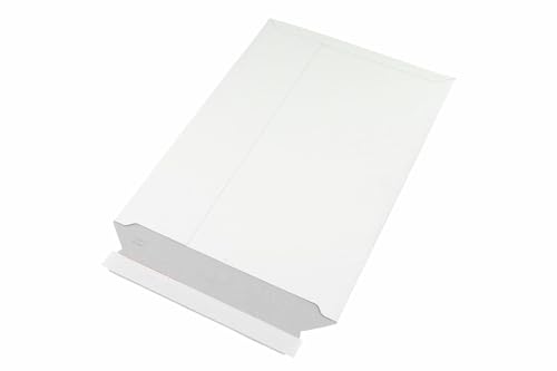 Versandtasche aus Vollpappe, A3, weiß, Abm (LxB): 320x455mm, Grammatur 450g/qm, 375 Stück, VerPal von VerPal