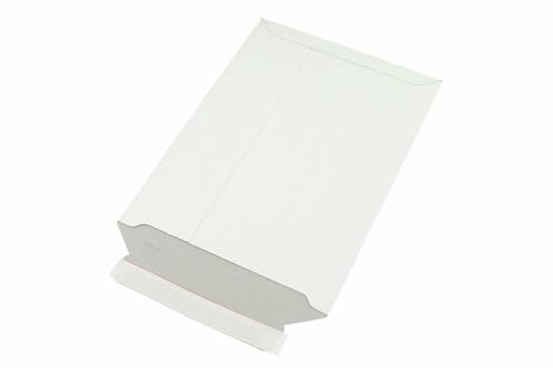 Versandtasche aus Vollpappe, A4, weiß, Abm (LxB): 240x315mm, Grammatur 450g/qm, 1000 Stück, VerPal von VerPal