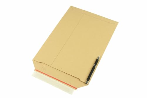 Versandtasche aus Vollpappe, C5, braun, Abm (LxB): 249x353mm, Grammatur 500g/qm, 1000 Stück, VerPal von VerPal