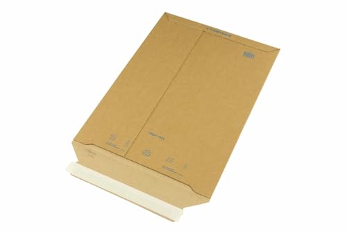 Wellpapp-Versandtasche, B4, braun, Abm (LxB): 286x407mm, mit Selbstklebeverschluss, 100 Stück, VerPal von VerPal