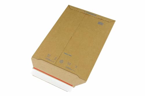 Wellpapp-Versandtasche, C4, braun, Abm (LxB): 250x353mm, mit Selbstklebeverschluss, 2000 Stück, VerPal von VerPal