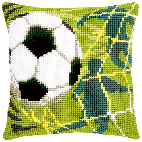 Kreuzstichkissen "Fussball" Kreuzstichkissen "Fussball" von Verachtert