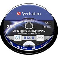 10 verbatim Blu-ray BD-R 25 GB bedruckbar von Verbatim
