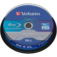 10 Verbatim Blu-ray BD-R 50 GB Double Layer von Verbatim