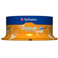 25 Verbatim DVD-R 4,7 GB von Verbatim