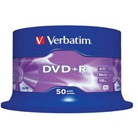 50 Verbatim DVD+R 4,7 GB von Verbatim