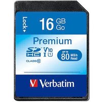 Verbatim Speicherkarte SDHC-Card Premium 16 GB von Verbatim
