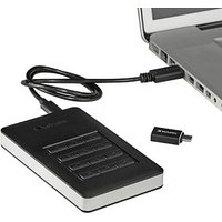 verbatim Store 'n' Go Secure Portable 2 TB externe HDD-Festplatte schwarz, silber verbatim Store 'n' Go Secure Portable 2 TB externe HDD-Festplatte schwarz, silber von Verbatim