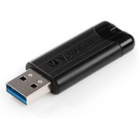 Verbatim USB-Stick PinStripe 3.0 schwarz 128 GB von Verbatim