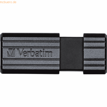 Verbatim USB-Stick PinStripe USB 2.0 16GB schwarz von Verbatim