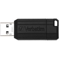 Verbatim USB-Stick PinStripe schwarz 128 GB von Verbatim