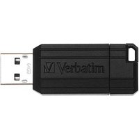 Verbatim USB-Stick PinStripe schwarz 64 GB von Verbatim