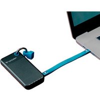 verbatim Pocket 2 TB externe SSD-Festplatte blau, schwarz von Verbatim