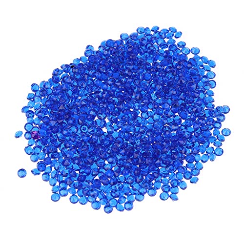 Acryl-Diamant-Edelsteine, 3 mm, transparent, für Hochzeit, Party, Kunststoff, Diamanten, glitzernde Edelsteine, Dekoration, 5000 Stück (blau) von Verdant Touch