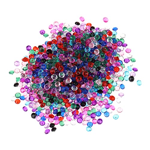 Acryl-Diamant-Edelsteine, 3 mm, transparent, für Hochzeit, Party, Kunststoff, Diamanten, glitzernde Edelsteine, Dekoration (Mischung) von Verdant Touch