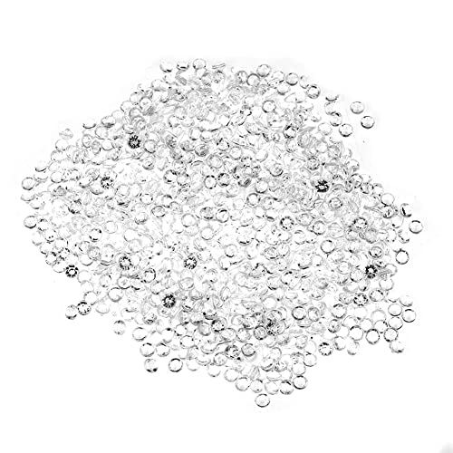 Acryl-Diamanten, 3 mm, transparent, für Hochzeit, Party, Kunststoff, Diamanten, glitzernde Edelsteine, Dekoration (weiß), 5000 Stück von Verdant Touch