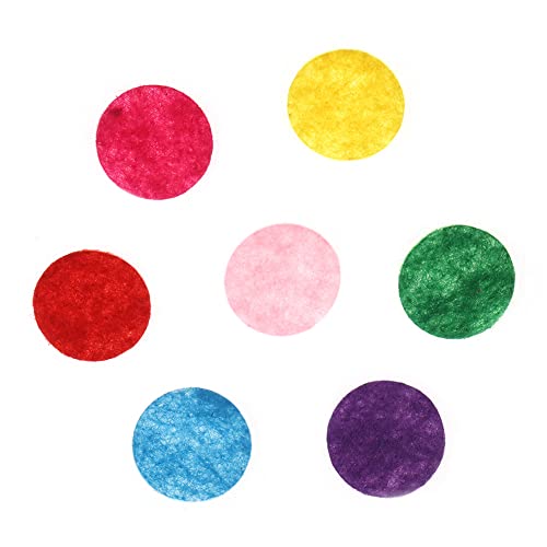 Hochzeitsdekorationskonfetti, 1000 Stück, runde Form, mehrfarbig, Konfetti, glitzernde Party-Dekorationen von Verdant Touch