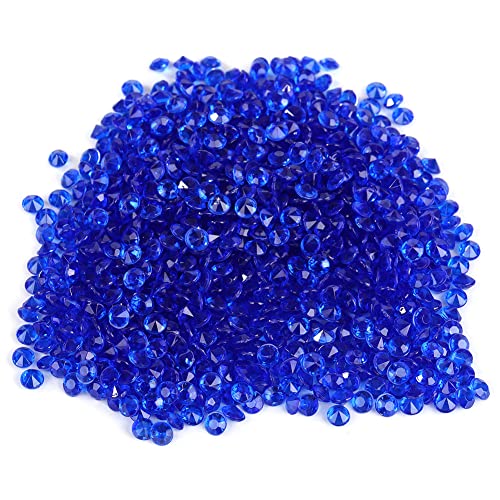 Party Diamond 5000 Stück DIY spitze Acryl-Diamant-Konfetti-Edelsteine für Hochzeitsfeier (blau) von Verdant Touch