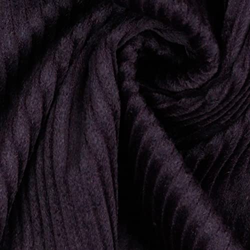 Breitcord gewaschen Cord 4,5W | viele Farben | ab 50 cm (aubergine) von Verhees Textiles