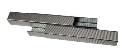 Verkatto Heftklammern Typ J/53 - 11,3 x 0,7 x 8,0 mm, Silber, 1000 Stück von Verkatto