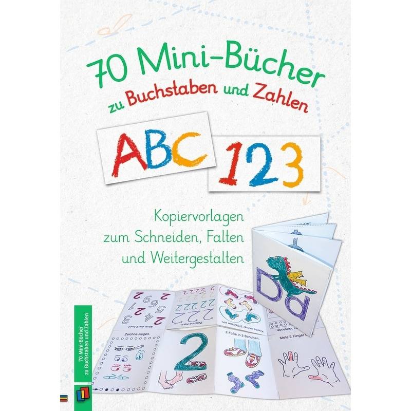 70 Mini-Bücher Zu Buchstaben Und Zahlen - Redaktionsteam Verlag an der Ruhr, Geheftet von Verlag an der Ruhr