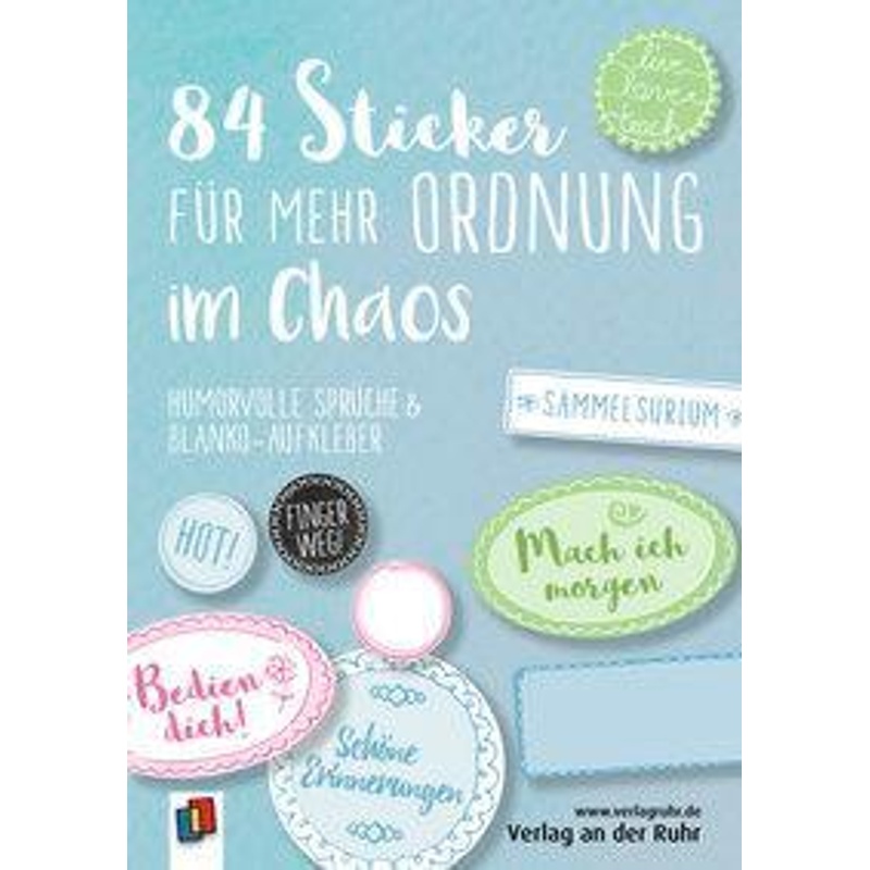 84 Sticker Für Mehr Ordnung Im Chaos "Live-Love-Teach", Kartoniert (TB) von Verlag an der Ruhr