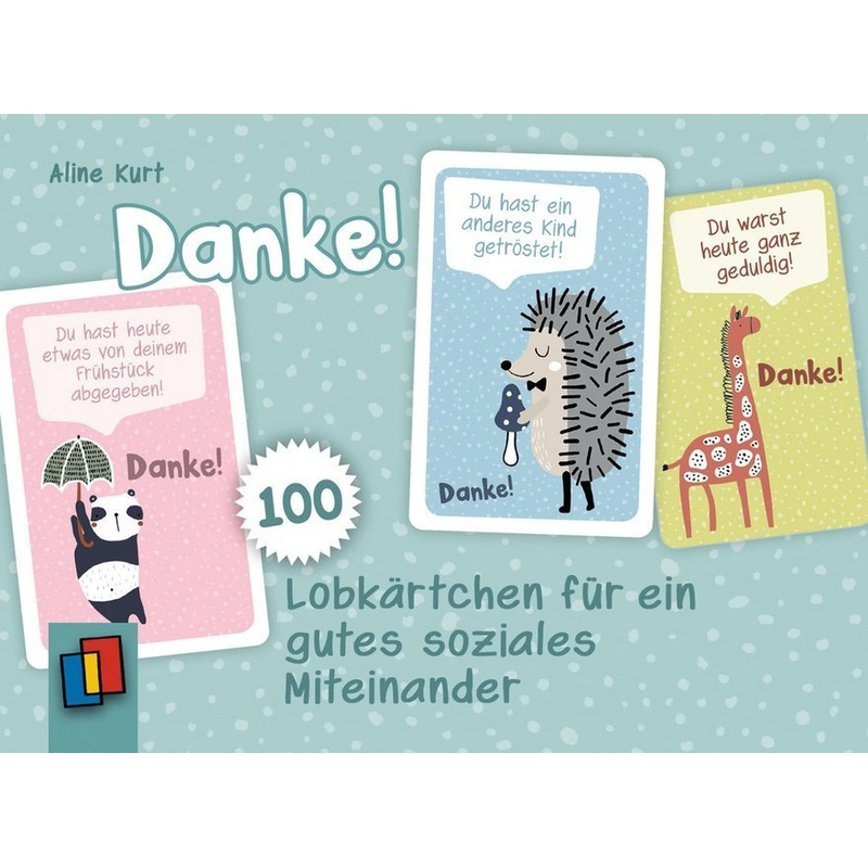 Danke! 100 Lobkärtchen Für Ein Gutes Soziales Miteinander - Aline Kurt, Box von Verlag an der Ruhr