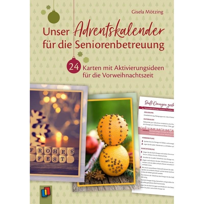 Unser Adventskalender Für Die Seniorenbetreuung - Gisela Mötzing, Box von Verlag an der Ruhr