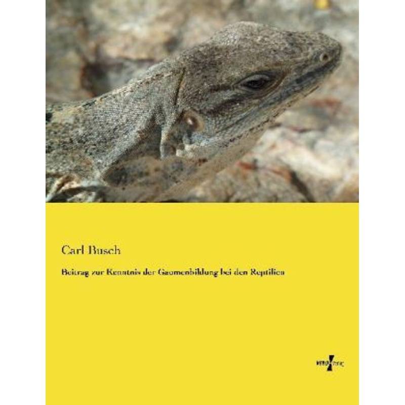 Beitrag Zur Kenntnis Der Gaumenbildung Bei Den Reptilien - Carl Busch, Kartoniert (TB) von Vero Verlag in hansebooks GmbH