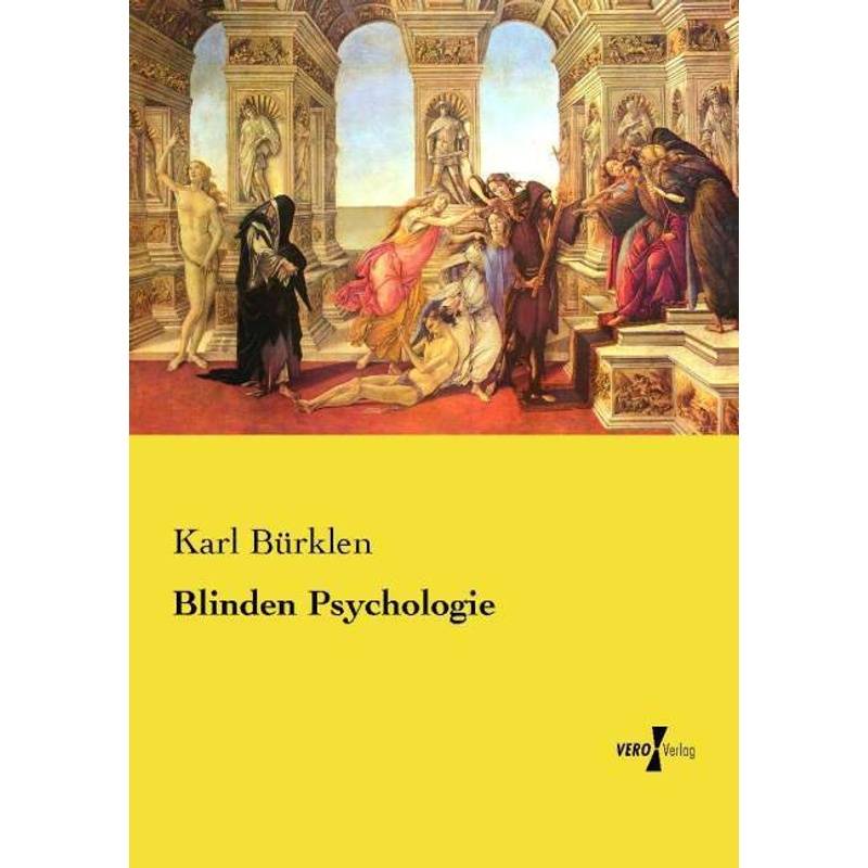 Blinden Psychologie - Karl Bürklen, Kartoniert (TB) von Vero Verlag in hansebooks GmbH