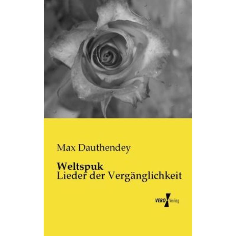 Weltspuk - Max Dauthendey, Kartoniert (TB) von Vero Verlag in hansebooks GmbH