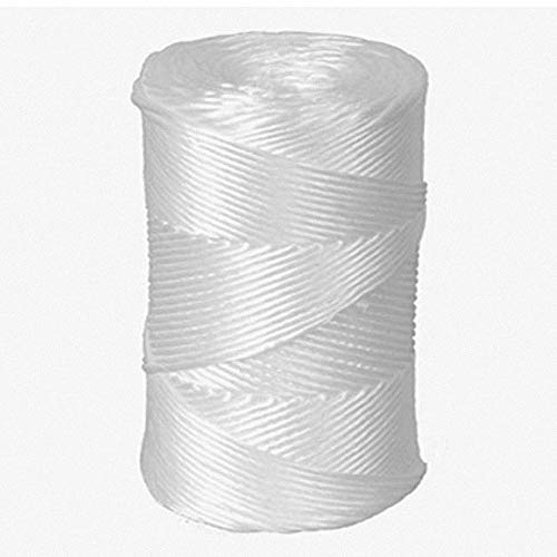 1-PACK Packschnur, Kordel, Bindfaden, PP, stark, weiß, 1.5mm, 400 Meter/Robuste Kordel aus Polypropylen zum Verschnüren von Paketen und Aktenbündel. Einzelverschweißt. von FALAMBI
