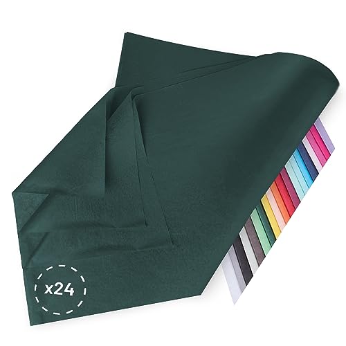 Verpackungswelt Seidenpapier 24 Blätter | 76x50 cm | Buntes Transparentpapier ideal als Verpackungsmaterial & Geschenkpapier | Papier zum Basteln | Schöne Dekoration | Bastelpapier in Dunkel-Grün Verpackungswelt Seidenpapier 24 Blätter | 76x50 cm | Buntes Transparentpapier ideal als Verpackungsmaterial & Geschenkpapier | Papier zum Basteln | Schöne Dekoration | Bastelpapier in Dunkel-Grün von Verpackungswelt