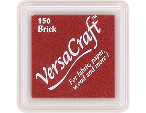 Tsukineko VersaCraft vks-156 Stempelkissen Stoff, kleiner Cube 25 x 25 mm Brick von Tsukineko